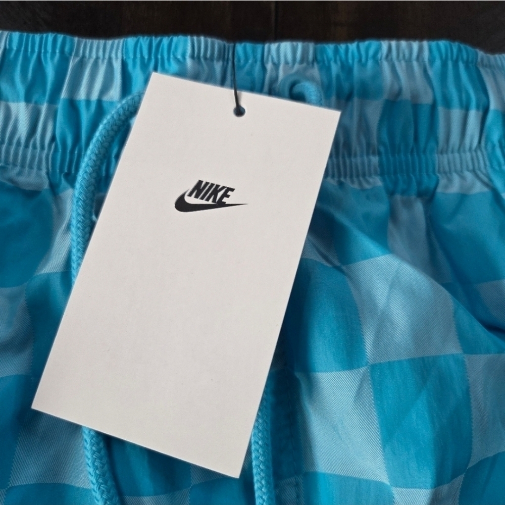 Nike Mens Blue Checkered Woven Shorts FN3098-447 XL - New Athletic Gym Workout - Picture 4 of 9